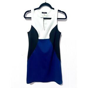 Trina Turk color block a line dress 2